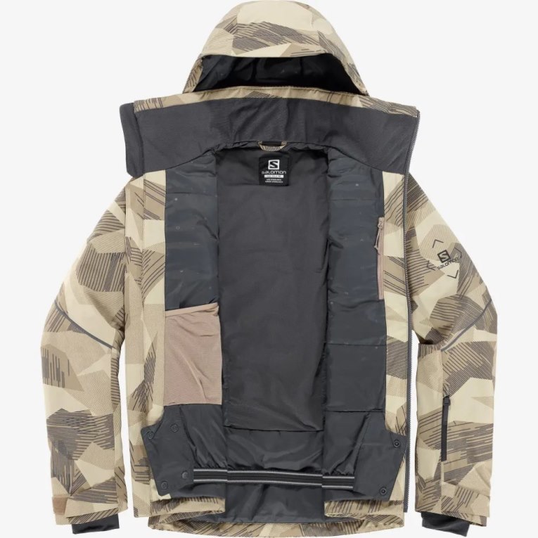 Chaquetas De Esquí Salomon Brilliant Insulated Hombre Camuflados | MX ZVDT571